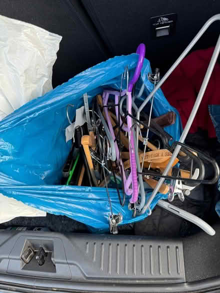 Photo of free Two bags of clothes hangers (Ickleford) #1