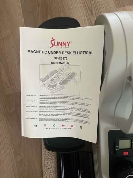 Photo of free Under desk Elliptical (Leisure World 20906) #1