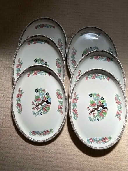 Photo of free 6 large oval plates (Great Preston WF10) #1