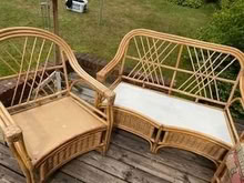 Photo of free Cane furniture set (Sevenoaks Weald TN14) #2