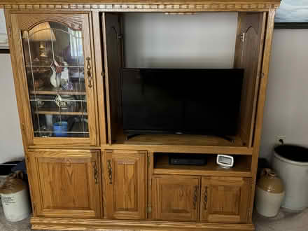 Photo of free TV Entertainment Cabinet (North Syracuse) #2