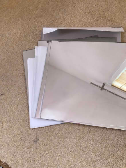 Photo of free IKEA ‘LOTS’ 12” mirror squares (IP4) #1