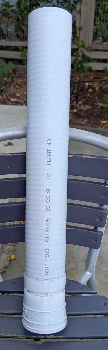Photo of 3"x 10' Triplewall Solid Drain Pipe (Corte Madera, CA) #1