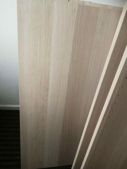 Photo of free IKEA pax wardrobe frame , white stained oak effect (Timperley WA15) #3