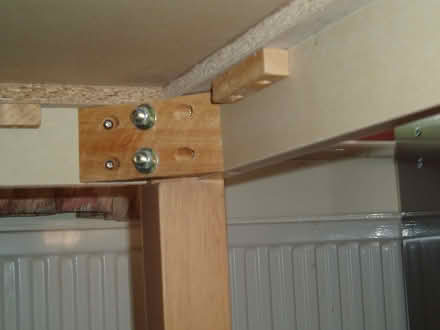 Photo of free Beech Effect Dining or Kitchen Table with Detachable Legs (Yateley GU46) #2