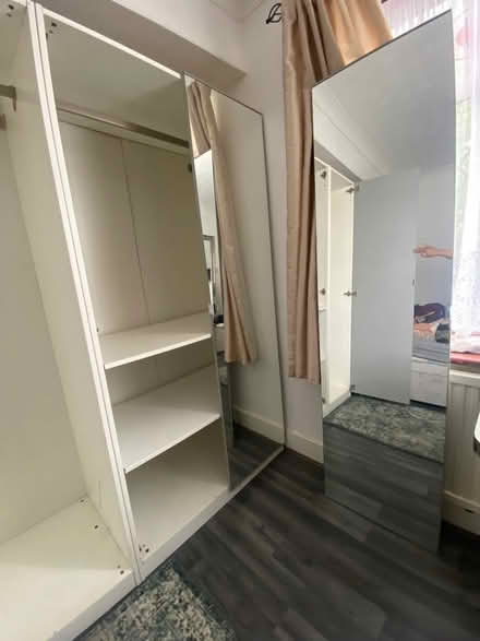 Photo of free Double mirrored IKEA wardrobe (Barking IG11) #2