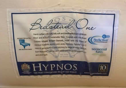 Photo of free Hypnos Single Mattress (Odd Down) #3