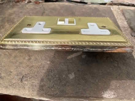Photo of free Double Electrical Socket Brass (IG10 Loughton) #2