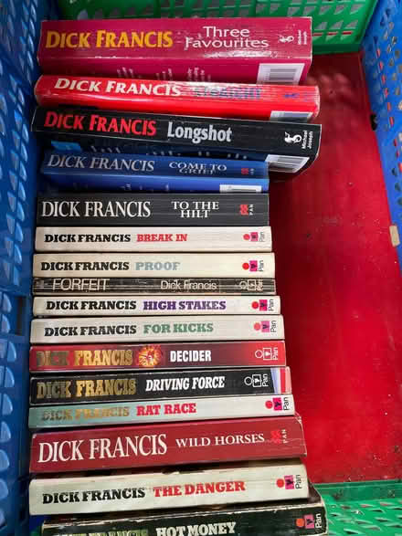 Photo of free Dick Francis books x12 (Steventon OX13) #1