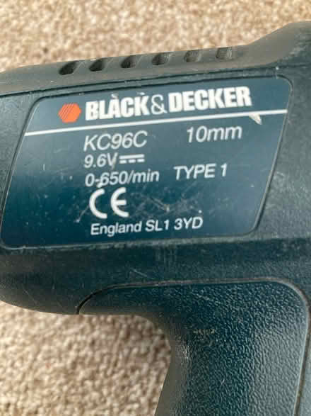 Photo of free Black and Decker cordless drill (South Didcot OX11) #2