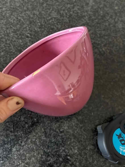 Photo of free Pink ceramic pot (Costessey NR8) #3