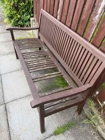 Photo of free Wooden bench. Needs repair (Craigour EH17) #1