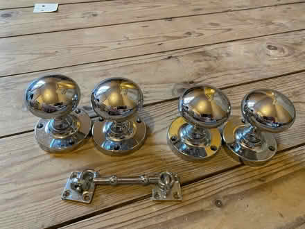 Photo of free 4 chrome internal door handles (Loughborough LE11) #1