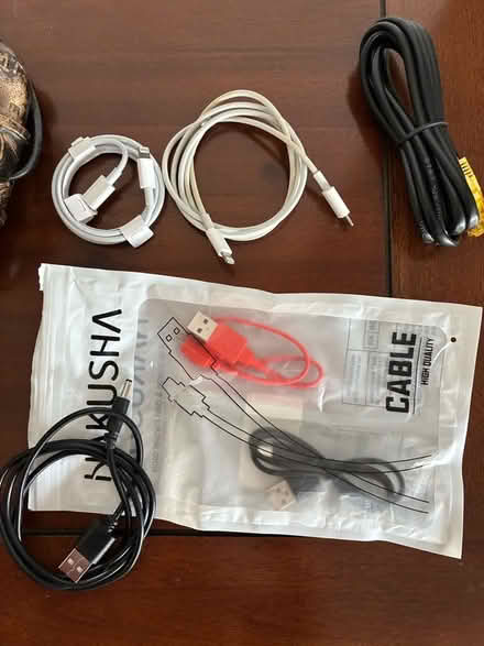 Photo of free Assorted usb cables (Poplar E14) #1