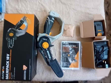 Photo of free Chainsaw - Batavia Maxpack 18v Compact Cordless - for SPARES (Linford SS17) #1