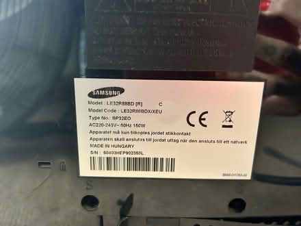 Photo of free Samsung TV with remote (Surrey Quays SE8) #2