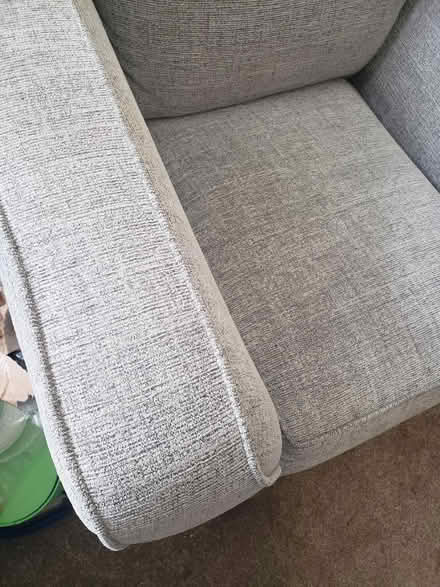 Photo of free Very large light grey armchair (CH49) #1