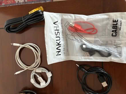 Photo of free Assorted usb cables (Poplar E14) #3