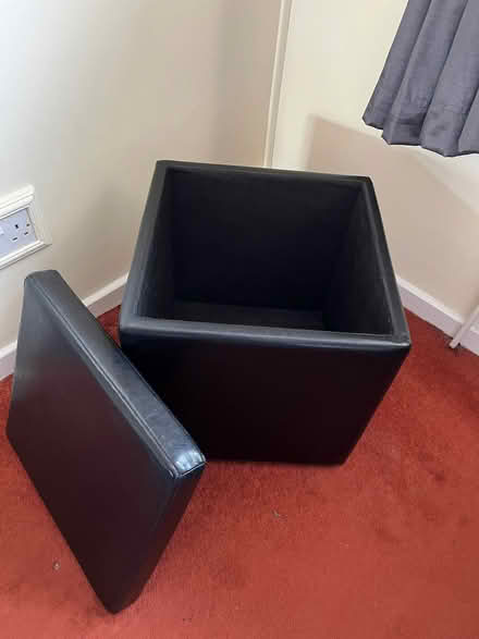 Photo of free Faux Leather Storage Cube/Stool (Plaistow E13) #3