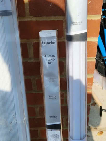 Photo of free Roman blind kits, small and large, white (Knebworth SG3) #1