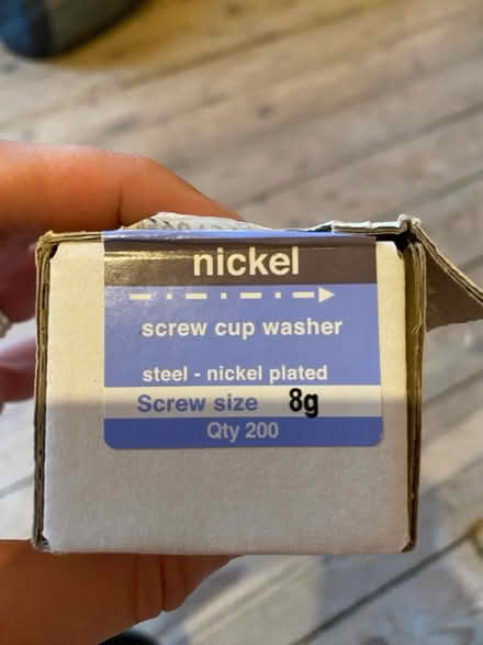 Photo of free Screw cup washer (Loughborough LE11) #2