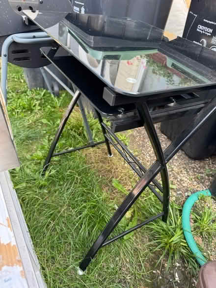Photo of free Computer table glass and metal (Norbury SW16) #1