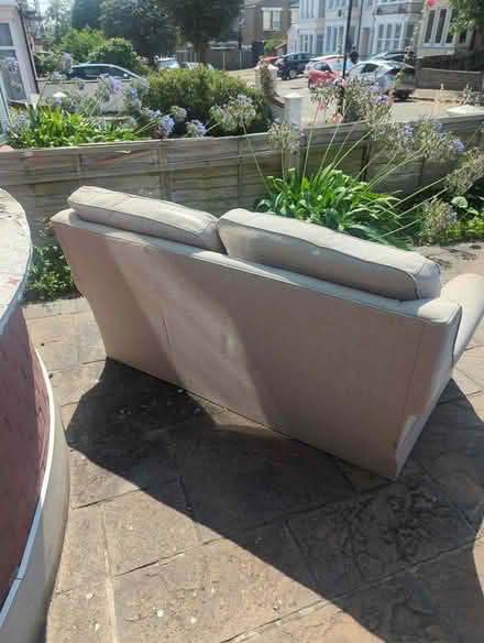 Photo of free Grey sofa w/ cushions (Southend SS1) #4