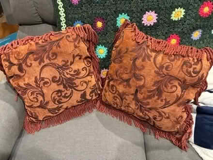 Photo of free 2-17” throw pillows (Union City near Quarry Lakes) #1