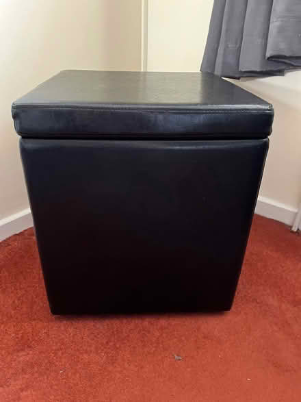 Photo of free Faux Leather Storage Cube/Stool (Plaistow E13) #1