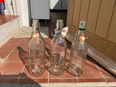 Photo of free There clean olive oil bottles (Downend GL6) #1