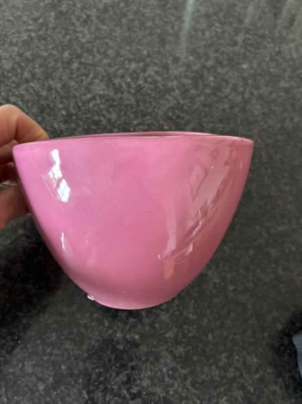 Photo of free Pink ceramic pot (Costessey NR8) #1