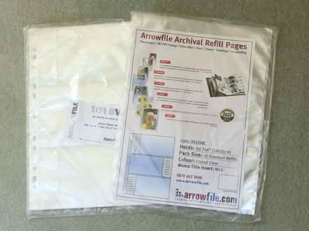 Photo of free Packs of Archive refill pages (Bucknell SY7) #1