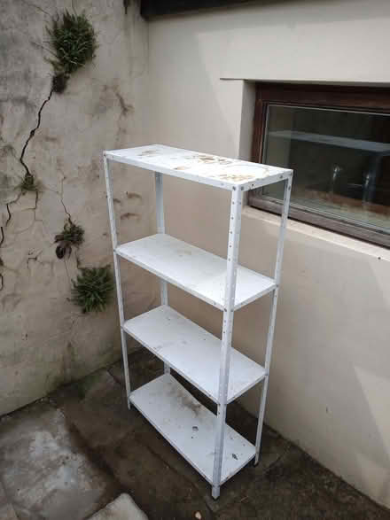 Photo of free Steel shelving unit (Bowerham LA1) #1