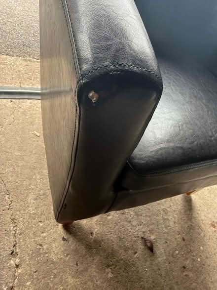 Photo of free Faux leather chair single (Ng22 0qa) #2