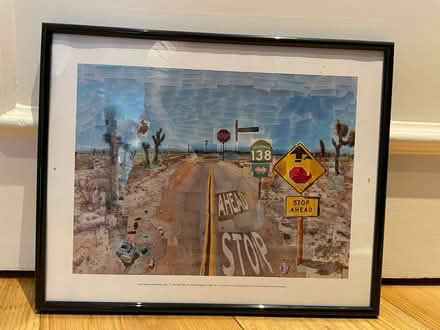 Photo of free David Hockney 'Pearlblossom Highway' print (Kensington W8) #1