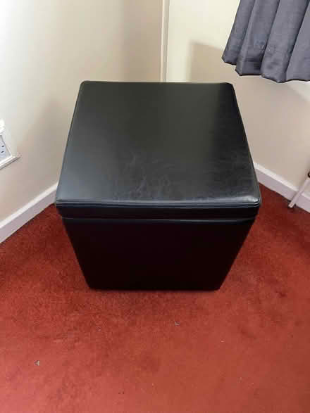 Photo of free Faux Leather Storage Cube/Stool (Plaistow E13) #2