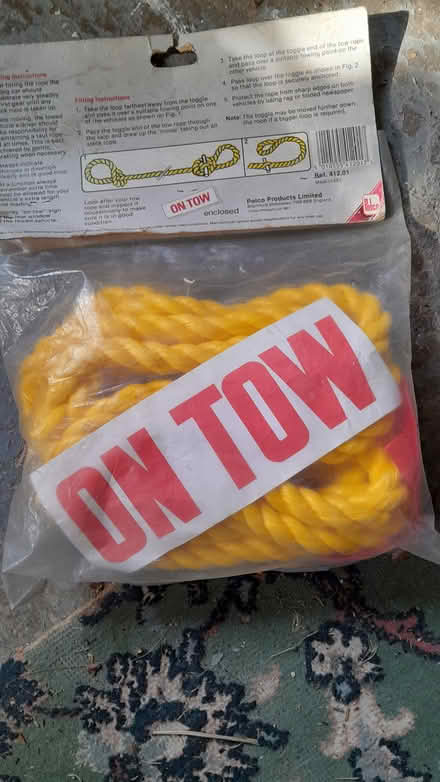 Photo of free Tow rope (Hayes UB4) #1