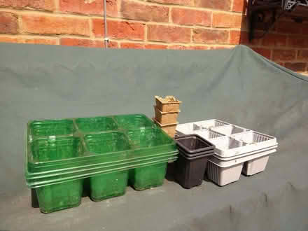 Photo of free Trays and pots for seedlings (Woodley RG5) #1