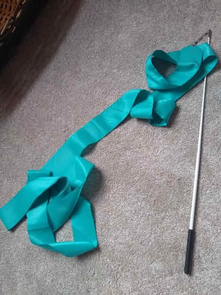 Photo of free Blue Domyos dance/gymnastics ribbon (Newtown RG1) #1