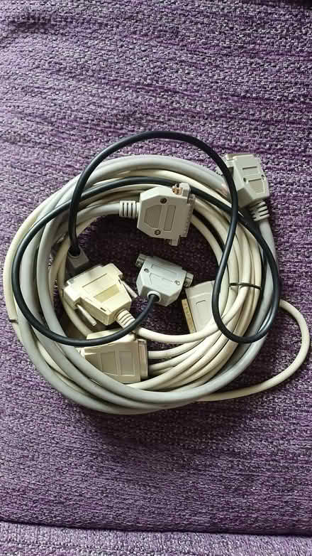 Photo of free PC serial & parallel printer cables (Portchester PO16) #1