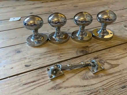 Photo of free 4 chrome internal door handles (Loughborough LE11) #2