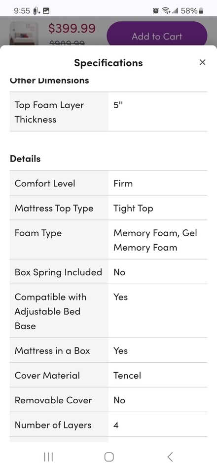 Photo of free Twin xl mattress (Bay and slater st) #2