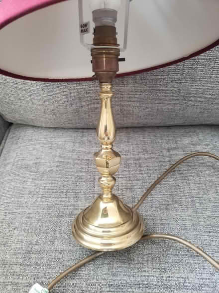 Photo of free Brass table lamp. Works (CH49) #2