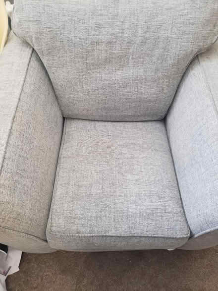 Photo of free Very large light grey armchair (CH49) #2