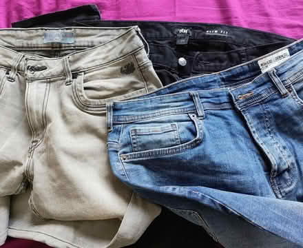 Photo of free Men's jeans 34" waist x 3 (Wycombe Marsh HP11) #1