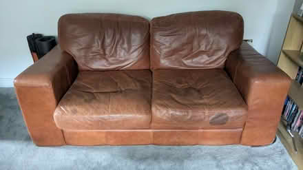 Photo of free 2 seater leather sofa (Heaton moor SK4) #1
