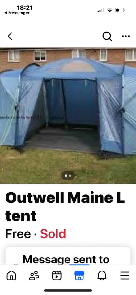 Photo of free Six man tent (gobowen) #2