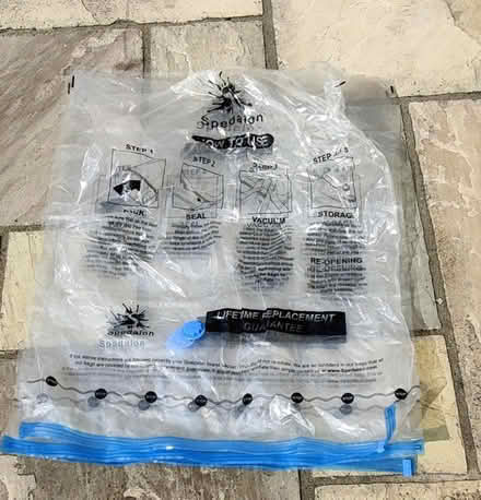 Photo of free 3 x Large vacuum bags (BA1) #1