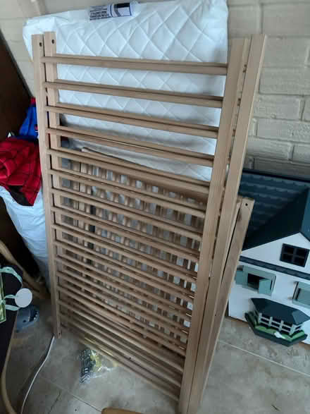 Photo of free IKEA cot with mattress (MK3 west Bletchley) #1