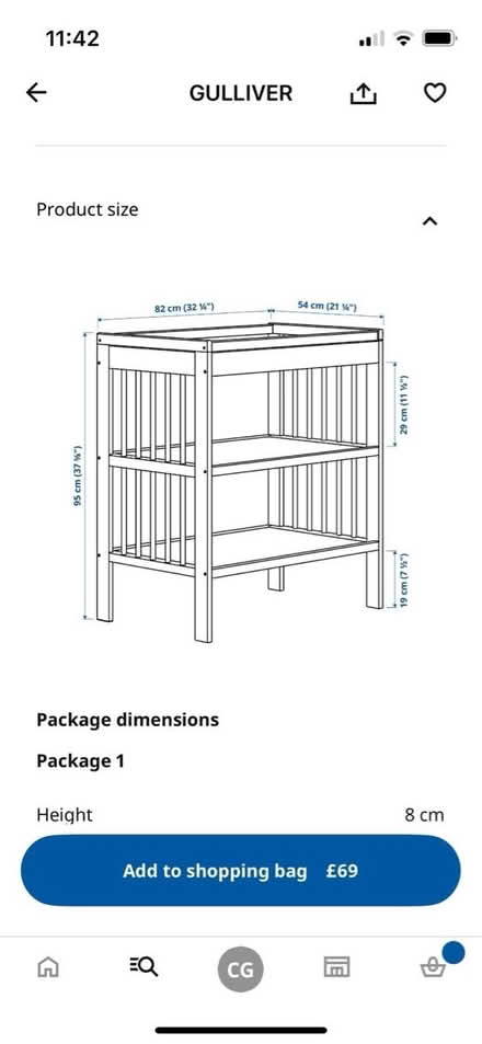 Photo of free Baby changing table (Shenley Brook End MK5) #2